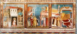 Fresco by Giotto at Basilica of St. Francis in Assisi.