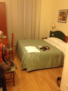 Hotel Girandola Bed and Breakfast. Just a block from Termini Station.