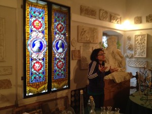 Glass has been in the blood of her family for five generations.