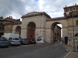 Three arches lead the way to a so far unexplored part of town.